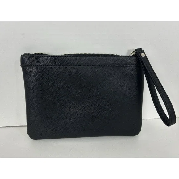 White House Black Market Wristlet Clutch Bag Handbag Travel Not Used w/ dust bag - Picture 4 of 7